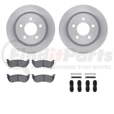 6412-42106 by DYNAMIC FRICTION COMPANY - Brake Rotor- HD Brake Pad - Hardware