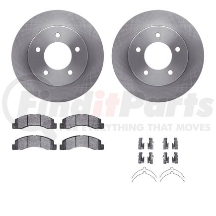 6412-54182 by DYNAMIC FRICTION COMPANY - Brake Rotor- HD Brake Pad - Hardware