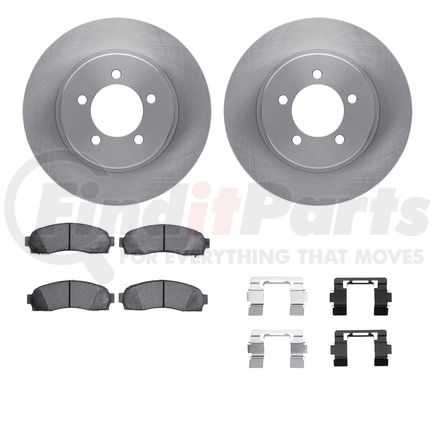 6412-54197 by DYNAMIC FRICTION COMPANY - Brake Rotor- HD Brake Pad - Hardware