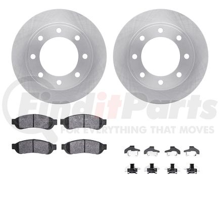 6412-54245 by DYNAMIC FRICTION COMPANY - Brake Rotor- HD Brake Pad - Hardware