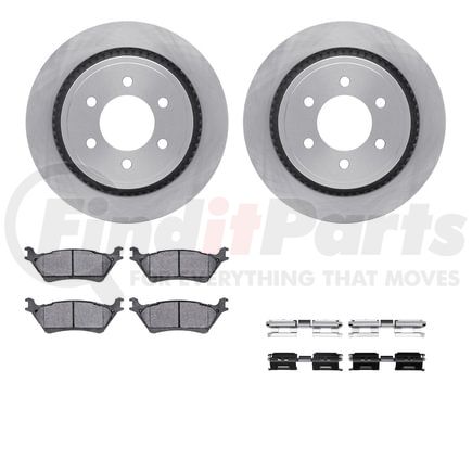 6412-54287 by DYNAMIC FRICTION COMPANY - Brake Rotor- HD Brake Pad - Hardware