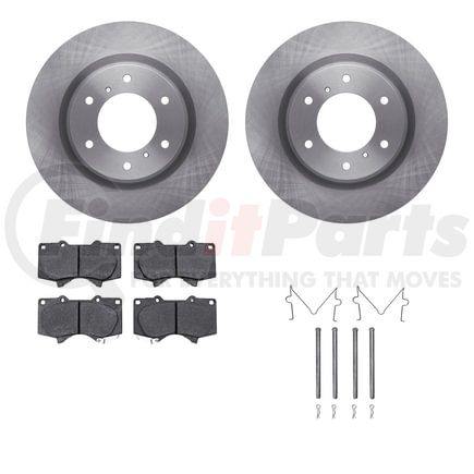 6412-92004 by DYNAMIC FRICTION COMPANY - Brake Rotor- HD Brake Pad - Hardware