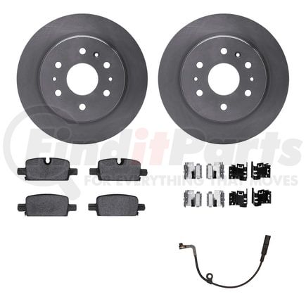 6422-47004 by DYNAMIC FRICTION COMPANY - Brake Rotor- HD Brake Pad - Hardware and Sensor