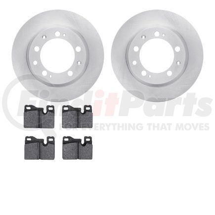 6502-02032 by DYNAMIC FRICTION COMPANY - DFC Brake Rotor with 5000 Advanced Brake Pads
