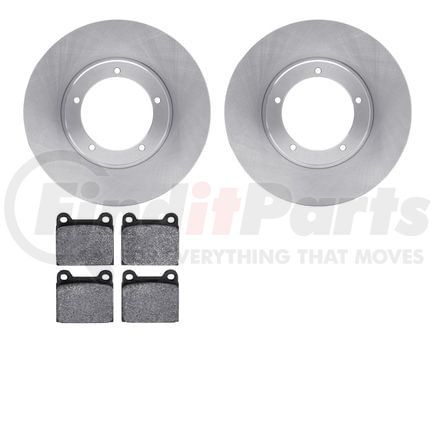 6502-02039 by DYNAMIC FRICTION COMPANY - DFC Brake Rotor with 5000 Advanced Brake Pads