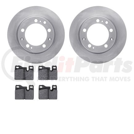 6502-02072 by DYNAMIC FRICTION COMPANY - DFC Brake Rotor with 5000 Advanced Brake Pads