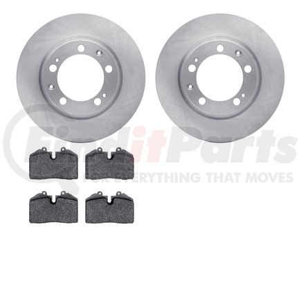 6502-02092 by DYNAMIC FRICTION COMPANY - DFC Brake Rotor with 5000 Advanced Brake Pads