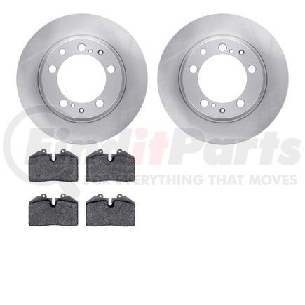 6502-02098 by DYNAMIC FRICTION COMPANY - DFC Brake Rotor with 5000 Advanced Brake Pads