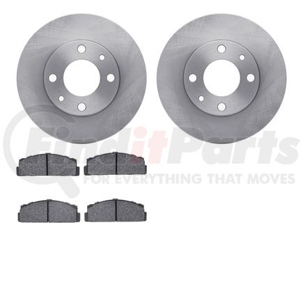 6502-07011 by DYNAMIC FRICTION COMPANY - DFC Brake Rotor with 5000 Advanced Brake Pads