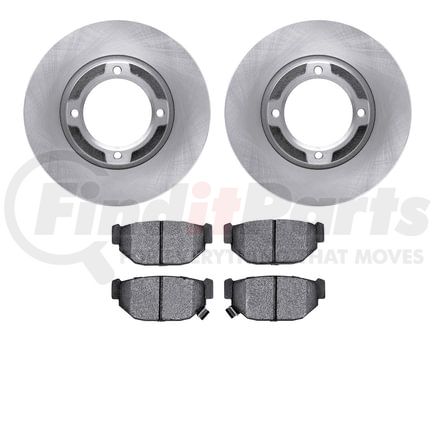 6502-13045 by DYNAMIC FRICTION COMPANY - DFC Brake Rotor with 5000 Advanced Brake Pads