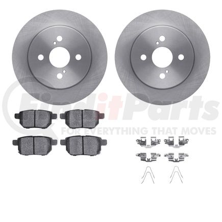 6512-76527 by DYNAMIC FRICTION COMPANY - Brake Rotor with 5000 Brake Pads and Hardware Kit