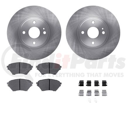 6512-80172 by DYNAMIC FRICTION COMPANY - Brake Rotor with 5000 Brake Pads and Hardware Kit