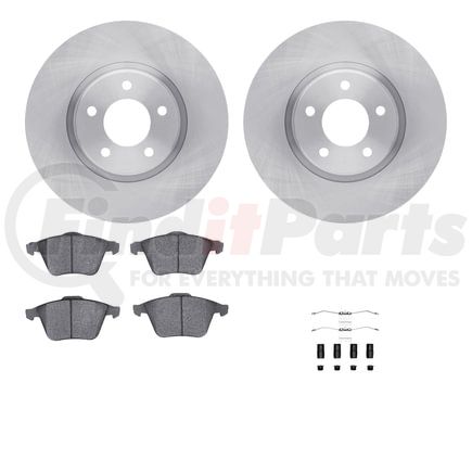 6512-80226 by DYNAMIC FRICTION COMPANY - Brake Rotor with 5000 Brake Pads and Hardware Kit