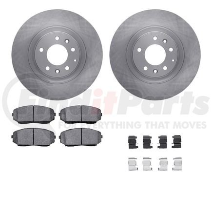 6512-80310 by DYNAMIC FRICTION COMPANY - Brake Rotor with 5000 Brake Pads and Hardware Kit