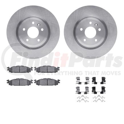 6512-99075 by DYNAMIC FRICTION COMPANY - Brake Rotor with 5000 Brake Pads and Hardware Kit