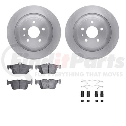 6512-99121 by DYNAMIC FRICTION COMPANY - Brake Rotor with 5000 Brake Pads and Hardware Kit