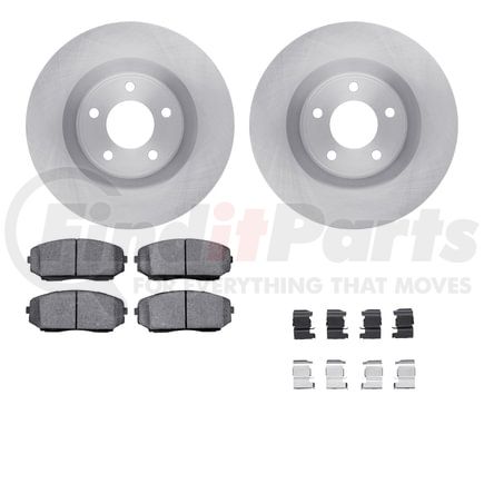 6512-99197 by DYNAMIC FRICTION COMPANY - Brake Rotor with 5000 Brake Pads and Hardware Kit