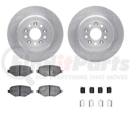 6512-99190 by DYNAMIC FRICTION COMPANY - Brake Rotor with 5000 Brake Pads and Hardware Kit