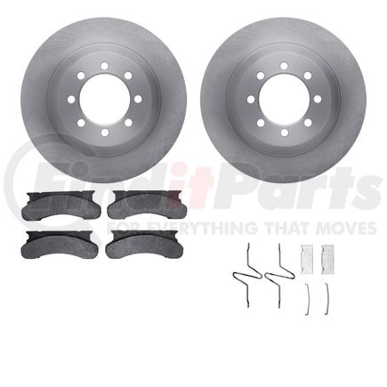 6512-99248 by DYNAMIC FRICTION COMPANY - Brake Rotor with 5000 Brake Pads and Hardware Kit