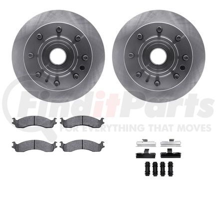 6512-99336 by DYNAMIC FRICTION COMPANY - Brake Rotor with 5000 Brake Pads and Hardware Kit