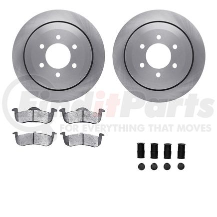 6512-99639 by DYNAMIC FRICTION COMPANY - Brake Rotor with 5000 Brake Pads and Hardware Kit