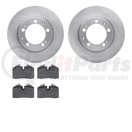 6602-02038 by DYNAMIC FRICTION COMPANY - Rotors with 5000 Euro Ceramic Brake Pads