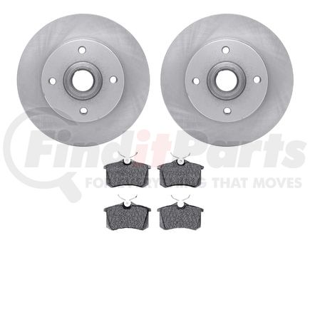 6602-13409 by DYNAMIC FRICTION COMPANY - Rotors with 5000 Euro Ceramic Brake Pads