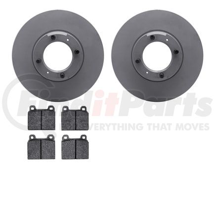 6602-16019 by DYNAMIC FRICTION COMPANY - Rotors with 5000 Euro Ceramic Brake Pads