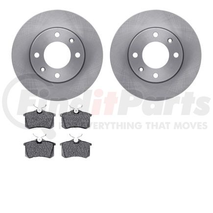 6602-28003 by DYNAMIC FRICTION COMPANY - Rotors with 5000 Euro Ceramic Brake Pads