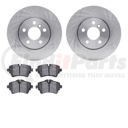 6602-32061 by DYNAMIC FRICTION COMPANY - Rotors with 5000 Euro Ceramic Brake Pads