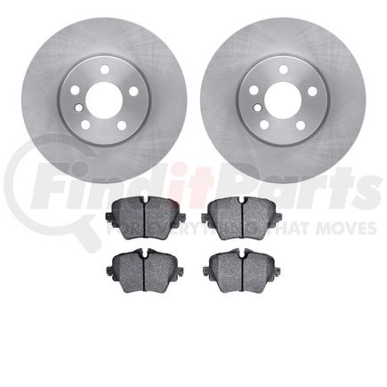 6602-32073 by DYNAMIC FRICTION COMPANY - Rotors with 5000 Euro Ceramic Brake Pads