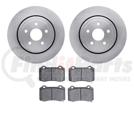 6602-42020 by DYNAMIC FRICTION COMPANY - DFC Rotors with 5000 Euro Ceramic Brake Pads