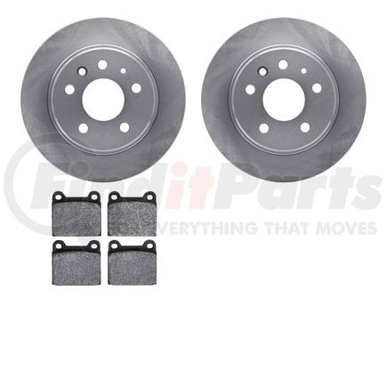 6602-63015 by DYNAMIC FRICTION COMPANY - Rotors with 5000 Euro Ceramic Brake Pads