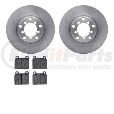 6602-63011 by DYNAMIC FRICTION COMPANY - Rotors with 5000 Euro Ceramic Brake Pads