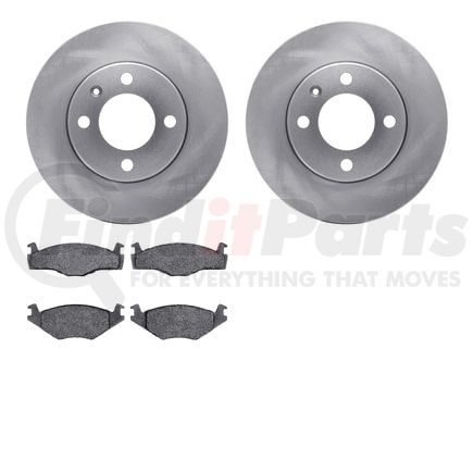 6602-74018 by DYNAMIC FRICTION COMPANY - Rotors with 5000 Euro Ceramic Brake Pads