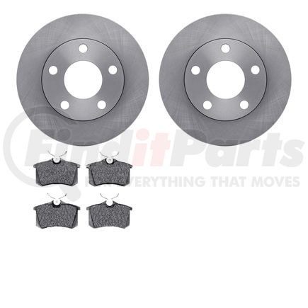 6602-74070 by DYNAMIC FRICTION COMPANY - Rotors with 5000 Euro Ceramic Brake Pads