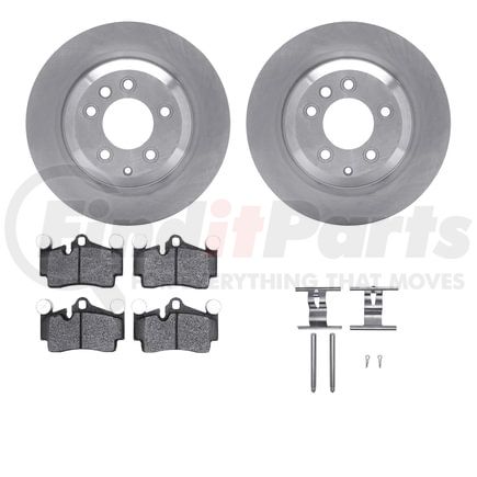 6612-02048 by DYNAMIC FRICTION COMPANY - Rotors with 5000 Euro Ceramic Brake Pads includes Hardware