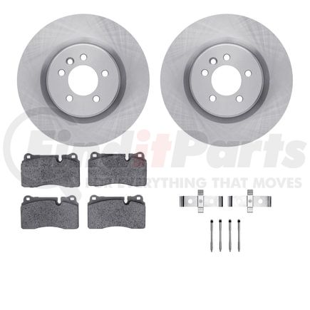 6612-11038 by DYNAMIC FRICTION COMPANY - Rotors with 5000 Euro Ceramic Brake Pads includes Hardware