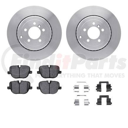 6612-11071 by DYNAMIC FRICTION COMPANY - Rotors with 5000 Euro Ceramic Brake Pads includes Hardware