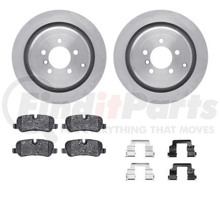 6612-11063 by DYNAMIC FRICTION COMPANY - Rotors with 5000 Euro Ceramic Brake Pads includes Hardware