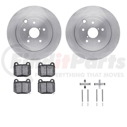 6612-13031 by DYNAMIC FRICTION COMPANY - Rotors with 5000 Euro Ceramic Brake Pads includes Hardware