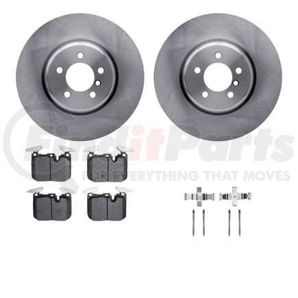 6612-31396 by DYNAMIC FRICTION COMPANY - Rotors with 5000 Euro Ceramic Brake Pads includes Hardware