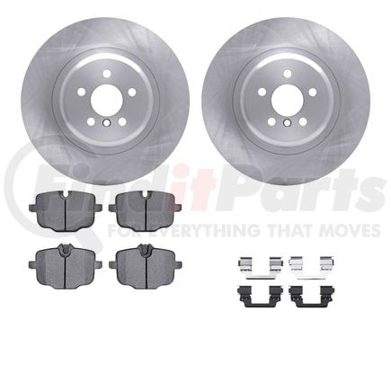 6612-31500 by DYNAMIC FRICTION COMPANY - Rotors with 5000 Euro Ceramic Brake Pads includes Hardware