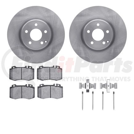 6612-63403 by DYNAMIC FRICTION COMPANY - Rotors with 5000 Euro Ceramic Brake Pads includes Hardware