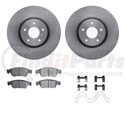 6612-68019 by DYNAMIC FRICTION COMPANY - Rotors with 5000 Euro Ceramic Brake Pads includes Hardware