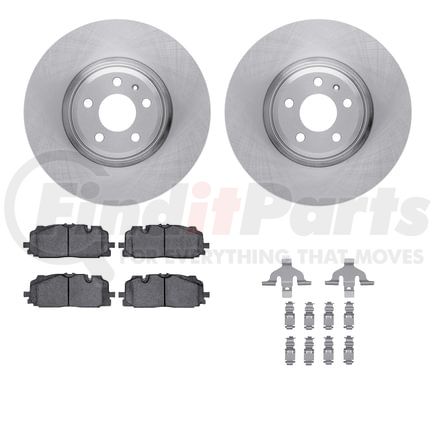 6612-73286 by DYNAMIC FRICTION COMPANY - Rotors with 5000 Euro Ceramic Brake Pads includes Hardware