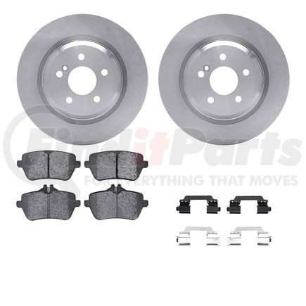 6512-63467 by DYNAMIC FRICTION COMPANY - Brake Rotor with 5000 Brake Pads and Hardware Kit