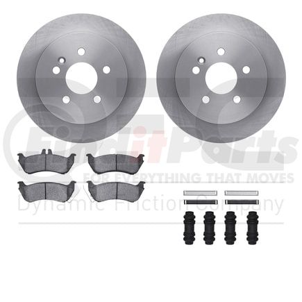 6512-63493 by DYNAMIC FRICTION COMPANY - Brake Rotor with 5000 Brake Pads and Hardware Kit