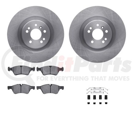 6512-63532 by DYNAMIC FRICTION COMPANY - Brake Rotor with 5000 Brake Pads and Hardware Kit