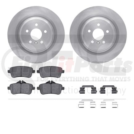 6512-63570 by DYNAMIC FRICTION COMPANY - Brake Rotor with 5000 Brake Pads and Hardware Kit